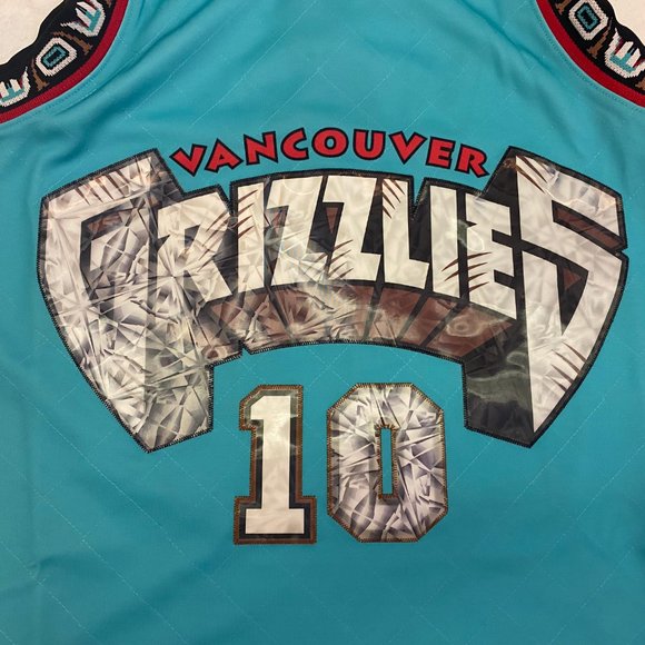 Mitchell & Ness Vancouver Grizzlies Mike Bibby 75th 98-99 Swingman Jersey NEW - Picture 2 of 5